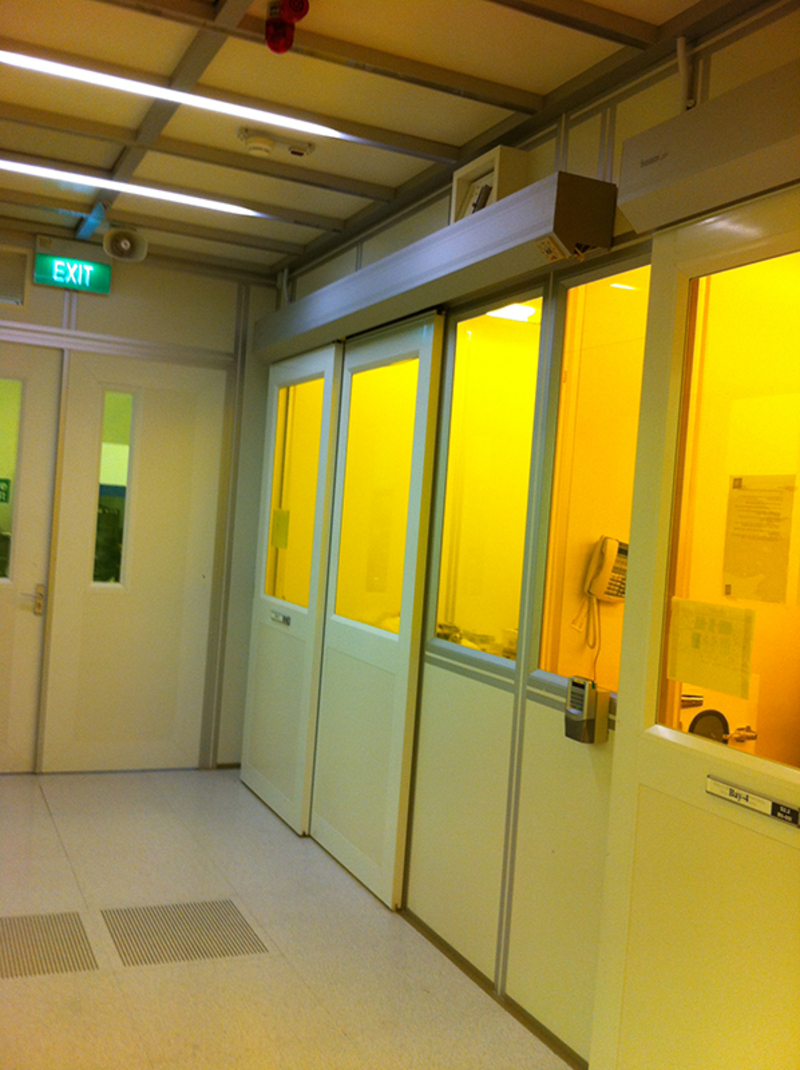 NTU Cleanroom Auto Sliding Doors